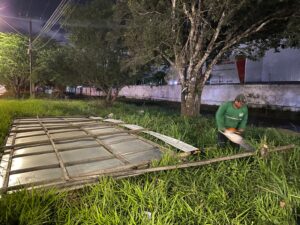 PMCG retira mais de 20 outdoors irregulares durante Operação Cidade Limpa
